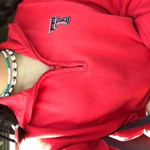 Champion Quarter Zip Texas Tech Sweatshirt